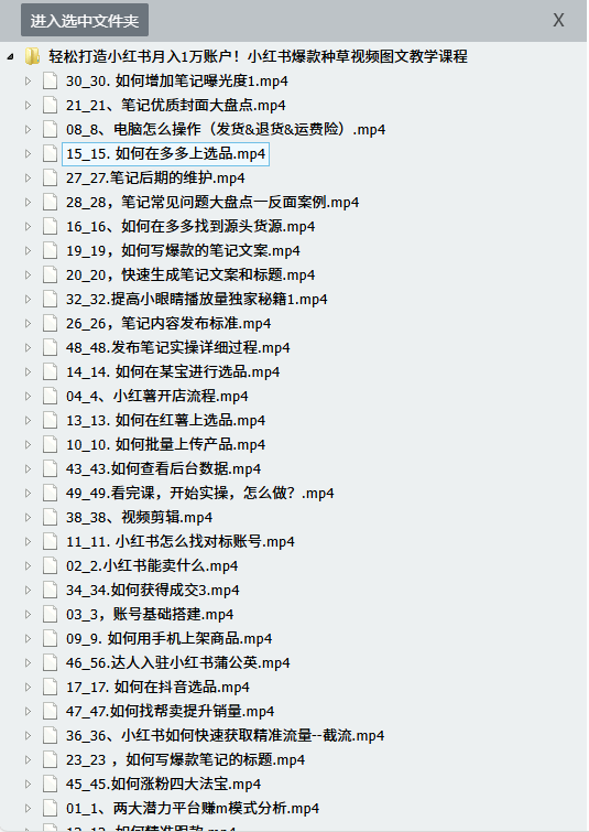 图片[1]-轻松打造小红书月入1万账户_小红书爆款种草视频图文教学课程-顺风网舟
