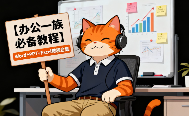 【办公一族必备教程】Word+PPT+Excel教程合集-顺风网舟