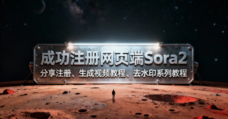 成功注册网页端Sora2_分享注册、生成视频教程、去水印系列教程-顺风网舟